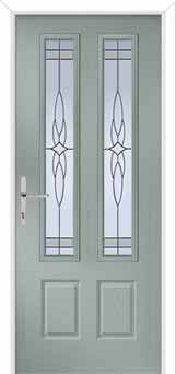 Oulton Crystal Harmony Composite Front Door in Agate Grey
