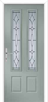 Oulton Clarity Composite Front Door in Agate Grey
