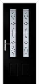 Oulton Clarity Composite Front Door in Black