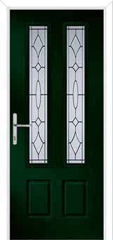 Oulton Clarity Composite Front Door in Green