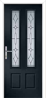 Oulton Clarity Composite Front Door in Anthracite Grey