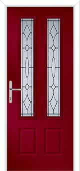 Oulton Clarity Composite Front Door in Red