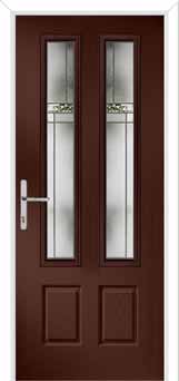 Oulton Element Composite Front Door in Darkwood