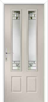 Oulton Horizon Composite Front Door in Cream