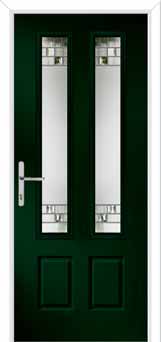 Oulton Horizon Composite Front Door in Green