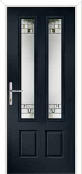 Oulton Horizon Composite Front Door in Anthracite Grey