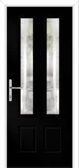 Oulton Havana Composite Front Door in Black
