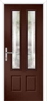 Oulton Havana Composite Front Door in Darkwood