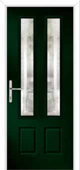 Oulton Havana Composite Front Door in Green