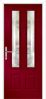 Oulton Havana Composite Front Door in Red