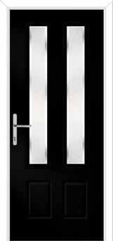 Oulton Kensington Composite Front Door in Black