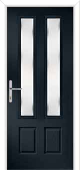 Oulton Kensington Composite Front Door in Anthracite Grey