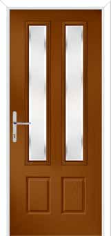 Oulton Kensington Composite Front Door in Oak
