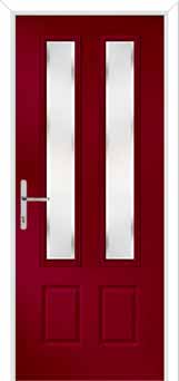 Oulton Kensington Composite Front Door in Red