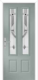 Oulton Modena Composite Front Door in Agate Grey
