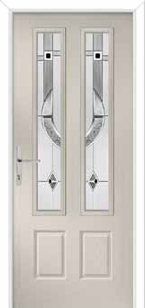 Oulton Modena Composite Front Door in Cream