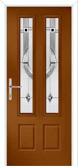 Oulton Modena Composite Front Door in Oak