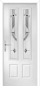 Oulton Modena Composite Front Door in White