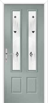 Oulton Murano Composite Front Door in Agate Grey