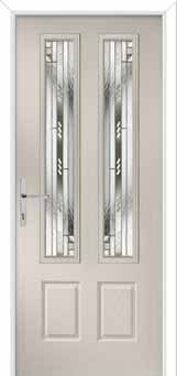 Oulton Matrix Composite Front Door in Cream
