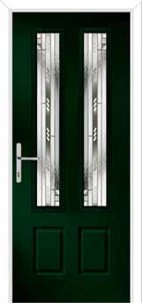 Oulton Matrix Composite Front Door in Green