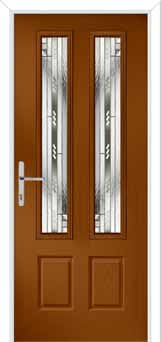 Oulton Matrix Composite Front Door in Oak