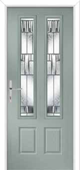 Oulton Prairie Composite Front Door in Agate Grey