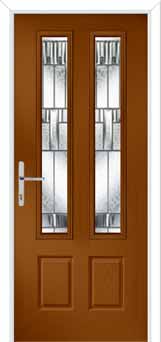 Oulton Prairie Composite Front Door in Oak