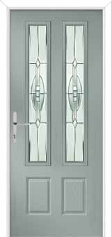 Oulton Reflections Composite Front Door in Agate Grey