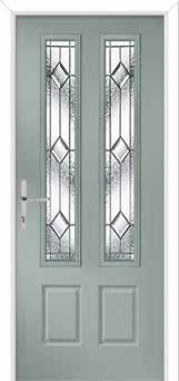 Oulton Simplicity Composite Front Door in Agate Grey