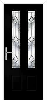 Oulton Simplicity Composite Front Door in Black Brown