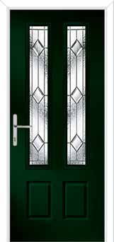 Oulton Simplicity Composite Front Door in Green