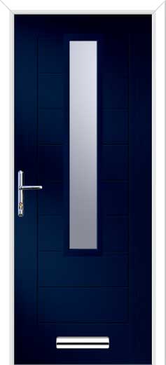 Monza 2 Augusta Centre Composite Door in Blue
