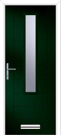 Monza 2 Augusta Centre Composite Door in Green