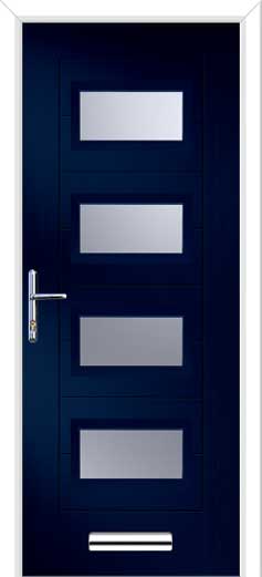 Monza 2 Oakmont Composite Door in Blue