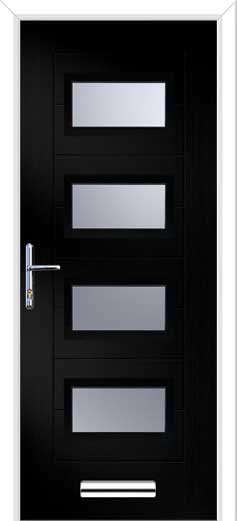 Monza 2 Oakmont Composite Door in Black