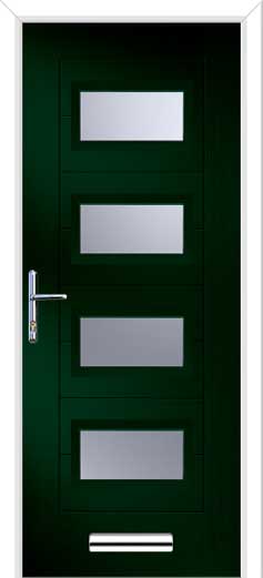Monza 2 Oakmont Composite Door in Green