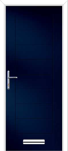 Monza 2 Solid Composite Door in Blue