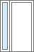 front door with left side panel