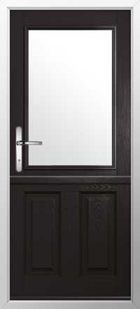 Beeston 1 Composite Stable Door in Black Brown