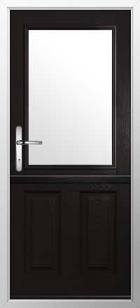 Beeston 1 Composite Stable Door in Black