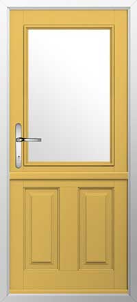 Beeston 1 Composite Stable Door in Buttercup Yellow