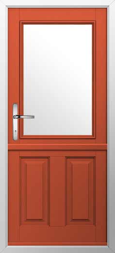 Beeston 1 Composite Stable Door in Copper Flame
