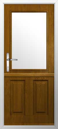 Beeston 1 Composite Stable Door in Golden Oak