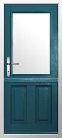 Beeston 1 Composite Stable Door in Peacock Blue