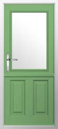 Beeston 1 Composite Stable Door in Pistachio Green