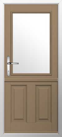 Beeston 1 Composite Stable Door in Truffle Brown