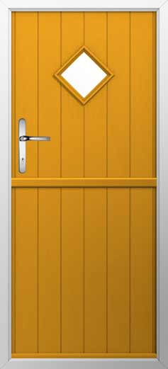 Flint 1 Composite Stable Door in Amber Gold