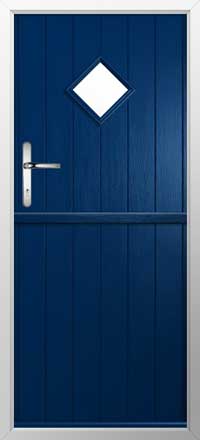 Flint 1 Composite Stable Door in Blue