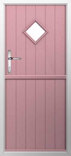 Flint 1 Composite Stable Door in Champagne Blush